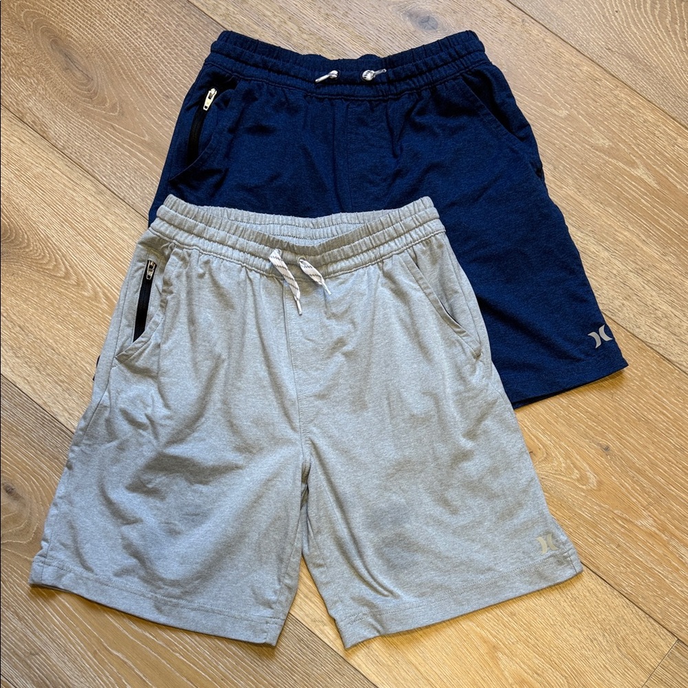 Hurley Boys' Soft Basic Pull on Shorts - 2 Pairs